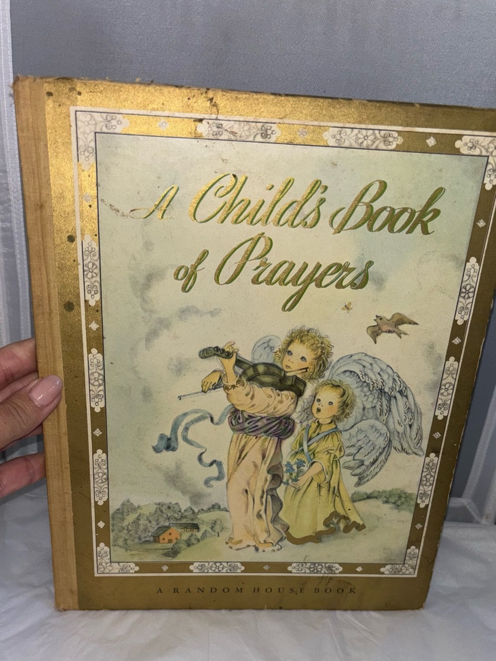 A Child's Book of Prayers - Classic Illustrated Kids Book vintage